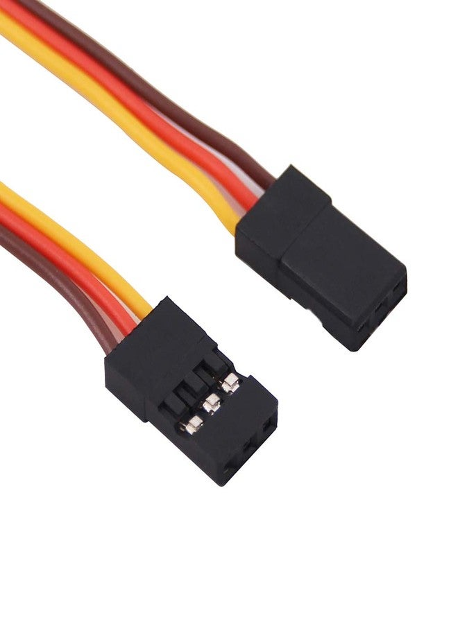 OliRC 10pcs Male to Male 10cm Servo Extension Lead Wire 26awg 30cores Cable(C58-10) - Image 4